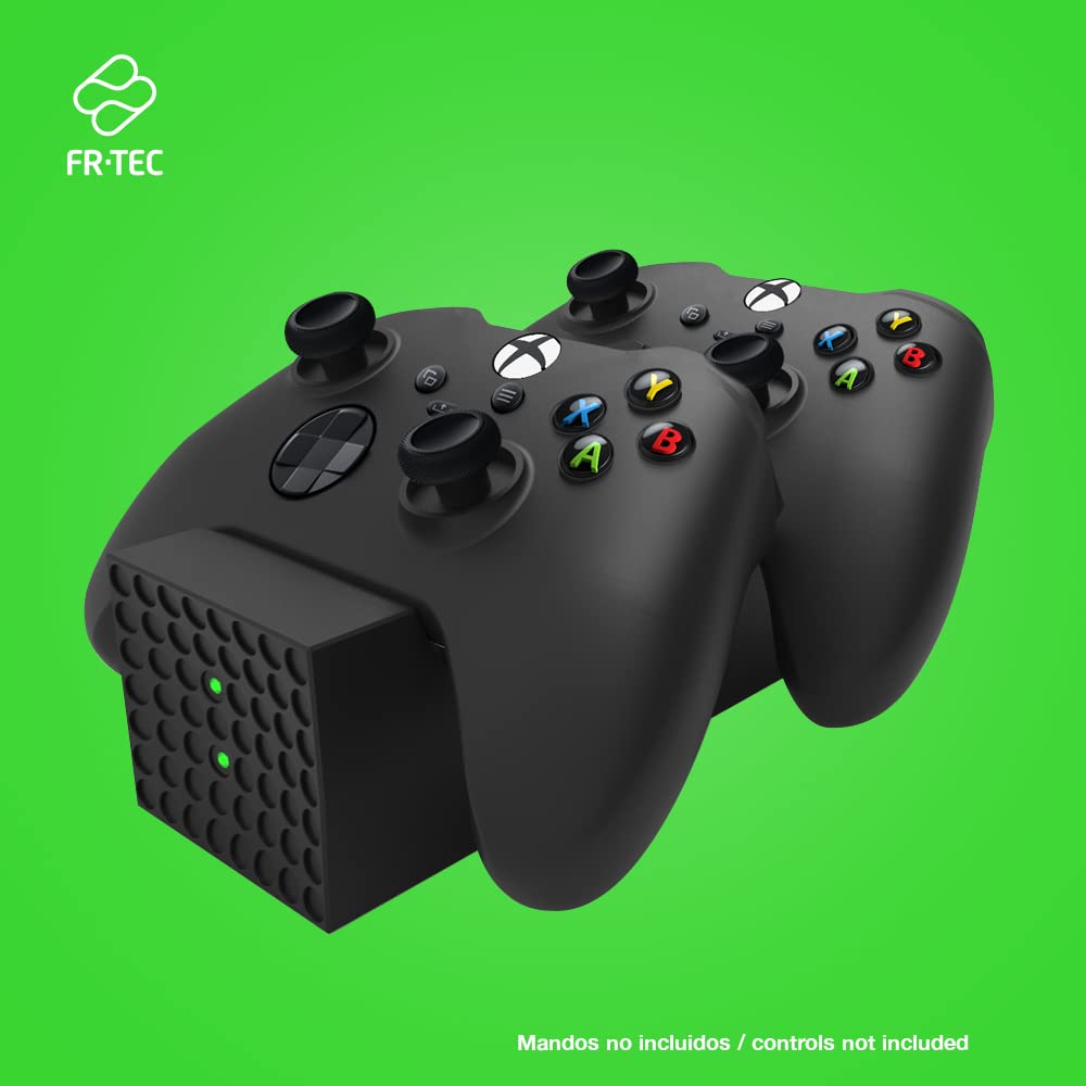 Frtec - Base De Carga Dual Para Mandos InaláMbricos De XBOX - Series X|S, Incluye 2 baterías Recargables Frtec - Base De Carga Dual Para Mandos InaláMbricos De XBOX - Series X|S, Incluye 2 baterías Recargables